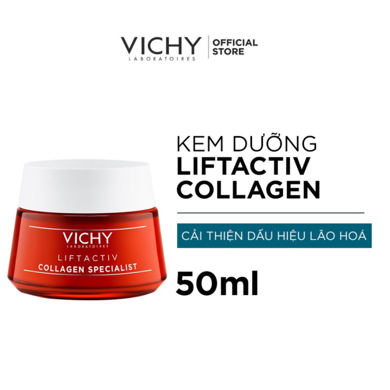 Bộ sản phẩm cải thiện, ngăn ngừa đốm nâu, thâm nám và dưỡng da, ngừa lão hóa Vichy Liftactiv Collagen Specialist