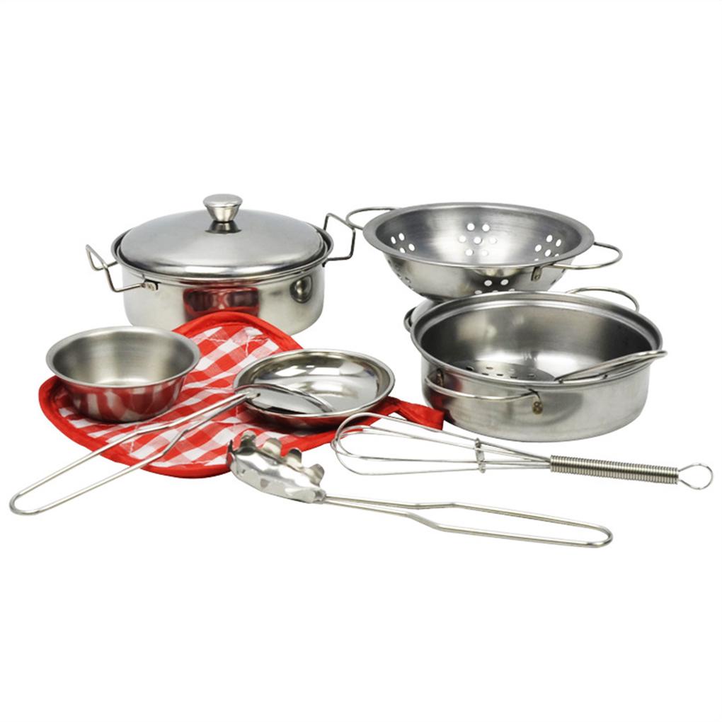 Đồ chơi trẻ em Nấu Ăn Nhà Bếp Bằng Nhựa Không Gỉ Cho Bé