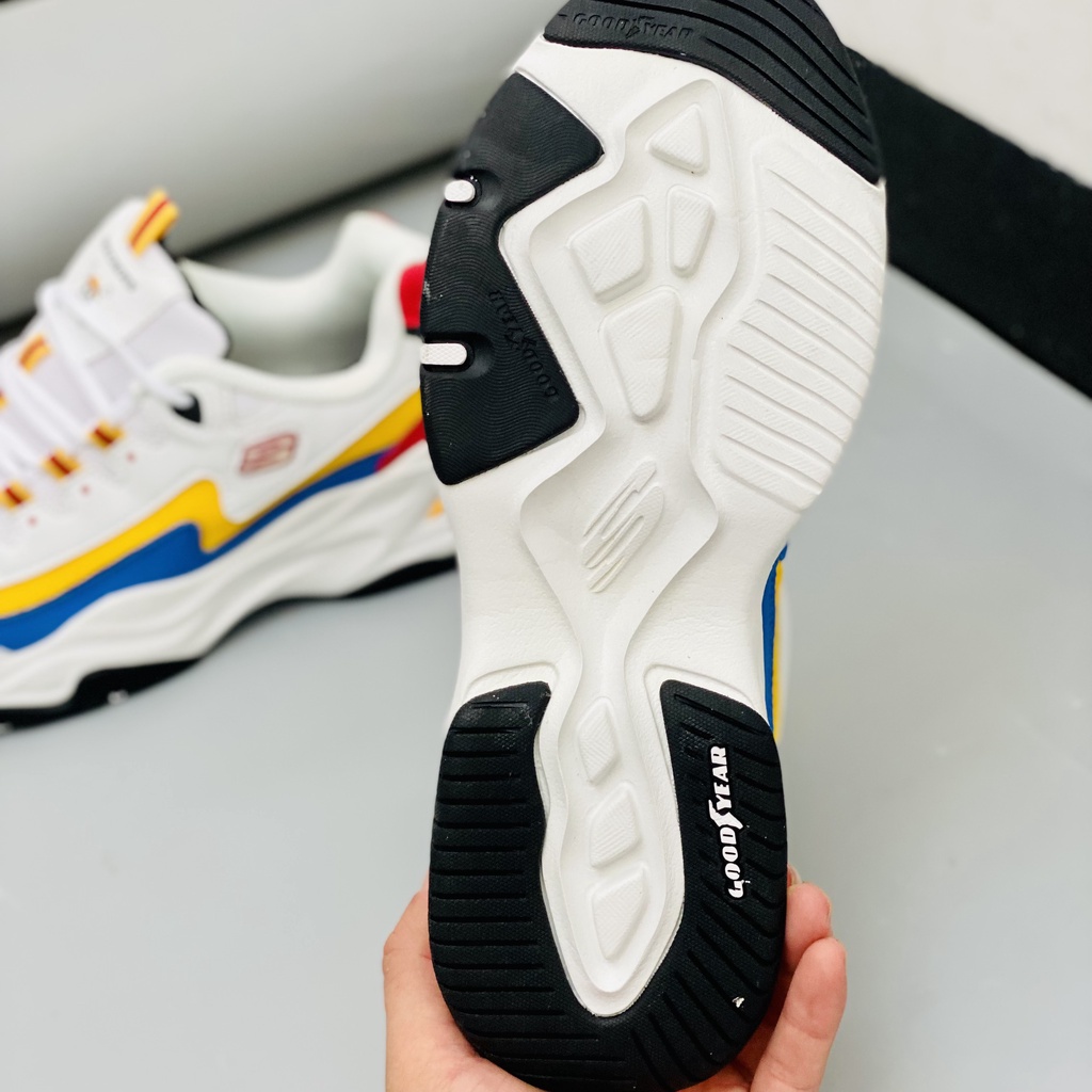 Giày thể thao chính hãng skechers goodyear luffy màu trắng cho nam và nữ