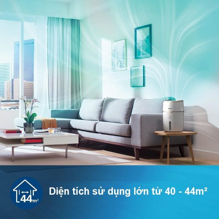 Máy tạo ẩm thương hiệu cao cấp Philips HU4816/00 - Hàng Nhập Khẩu