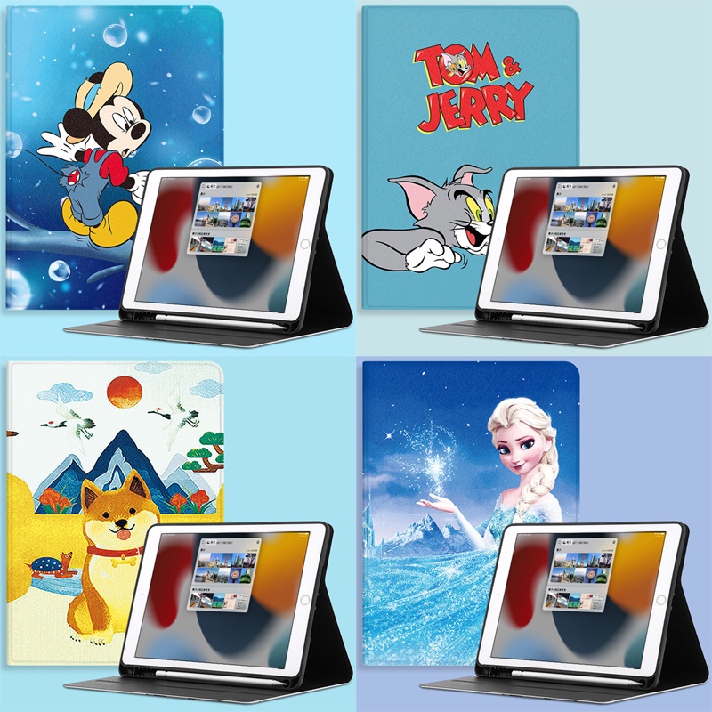 Bao Da Máy Tính Bảng Có Ngăn Đựng Bút Cho ipad 10.2 9th gen 8th gen Air 5 Air4 10.9 A2588 A2072 A2270 6th gen 9.7 A1893 Pro 11 A2377 Air 2 9.7 10