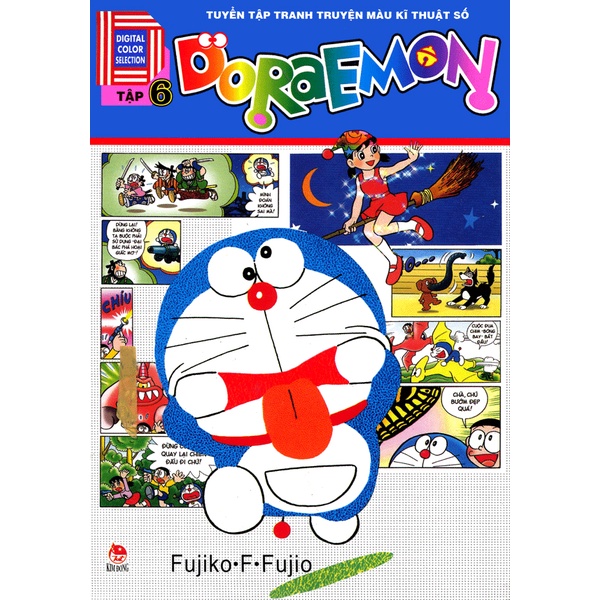 Truyện tranh Doraemon tranh truyện màu Kĩ thuật số - Tập 6 - NXB Kim Đồng