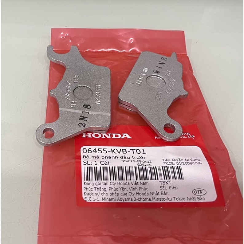 Bộ má phanh dầu trước air balde abl 125 lead 125 vision 110  abl 110 chính hiệu honda