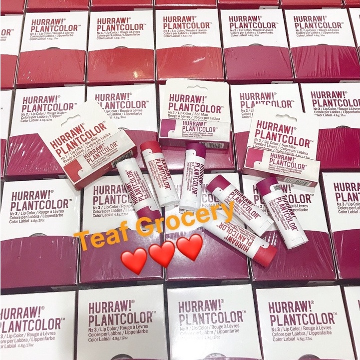 Son dưỡng môi có màu HURRAW!® PLANTCOLOR
