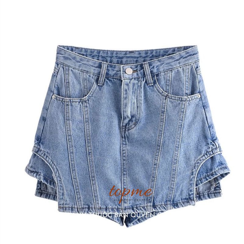 Váy Quần Jean, Quần Giả Váy Jean Nữ Trendy | TOPME | VJ02