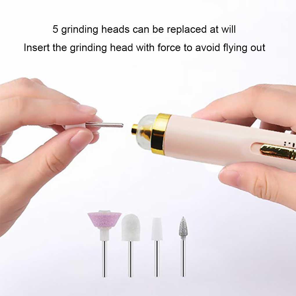 Bộ Dụng Cụ Mài Móng Tay 5 Trong 1 Tốc Độ Cao Tiện Dụng