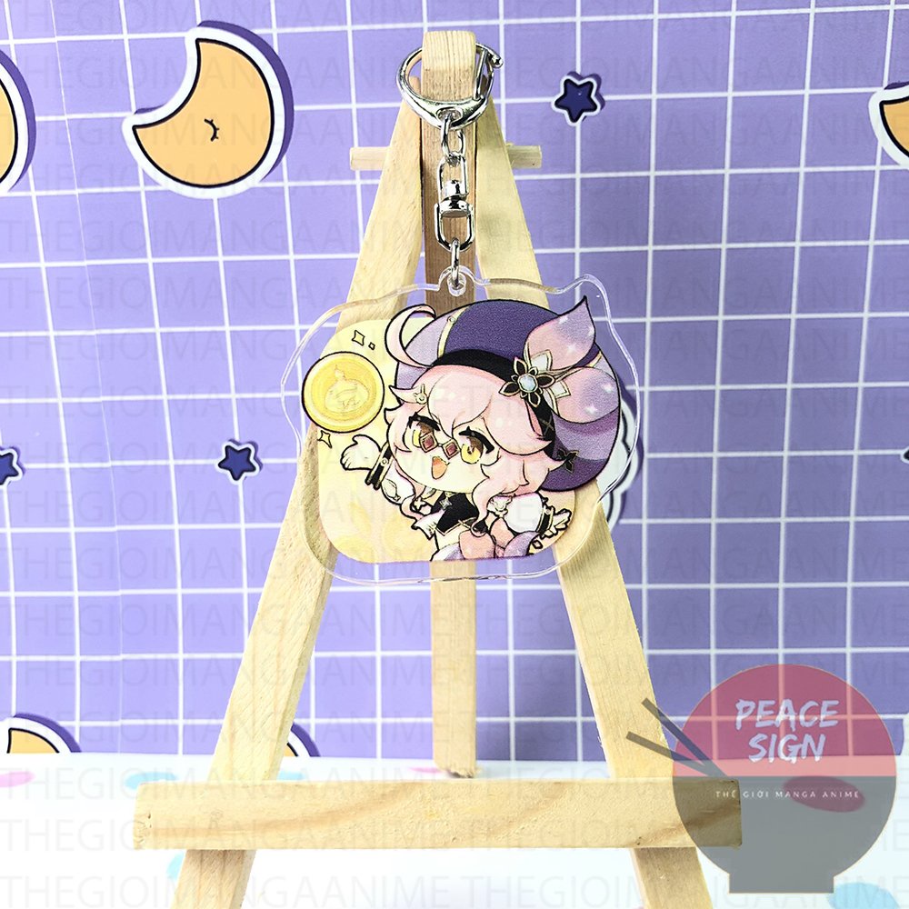 ( Mica trong acrylic ) Móc khóa in hình GENSHIN IMPACT ver CHỮ NHẬT SUMERU MẪU 2 xinh xắn anime chibi game