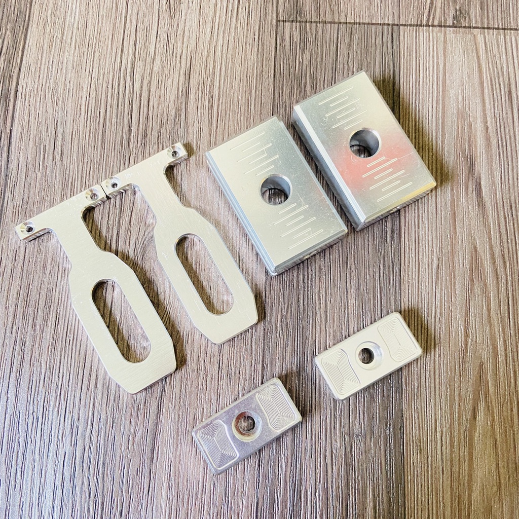 (NHÔM CNC) Pát tăng sên âm kèm nẹp gấp sử dụng cho xe FUTURE LED, WAVE 125, FUTURE Mập