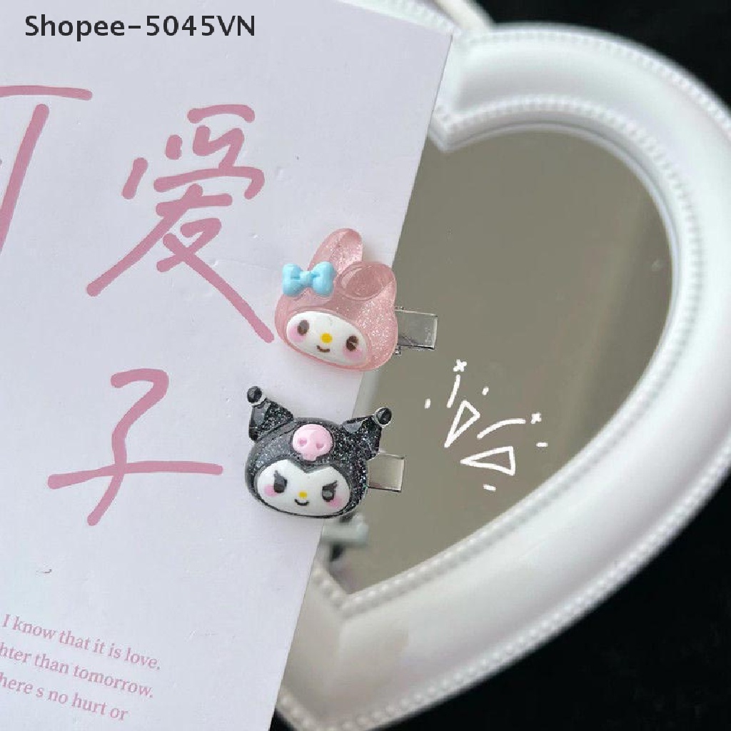 Set 1 / 5 Kẹp Tóc Mini Hình Chú Chó Sanrio Dễ Thương Ngọt Ngào Cho Nữ