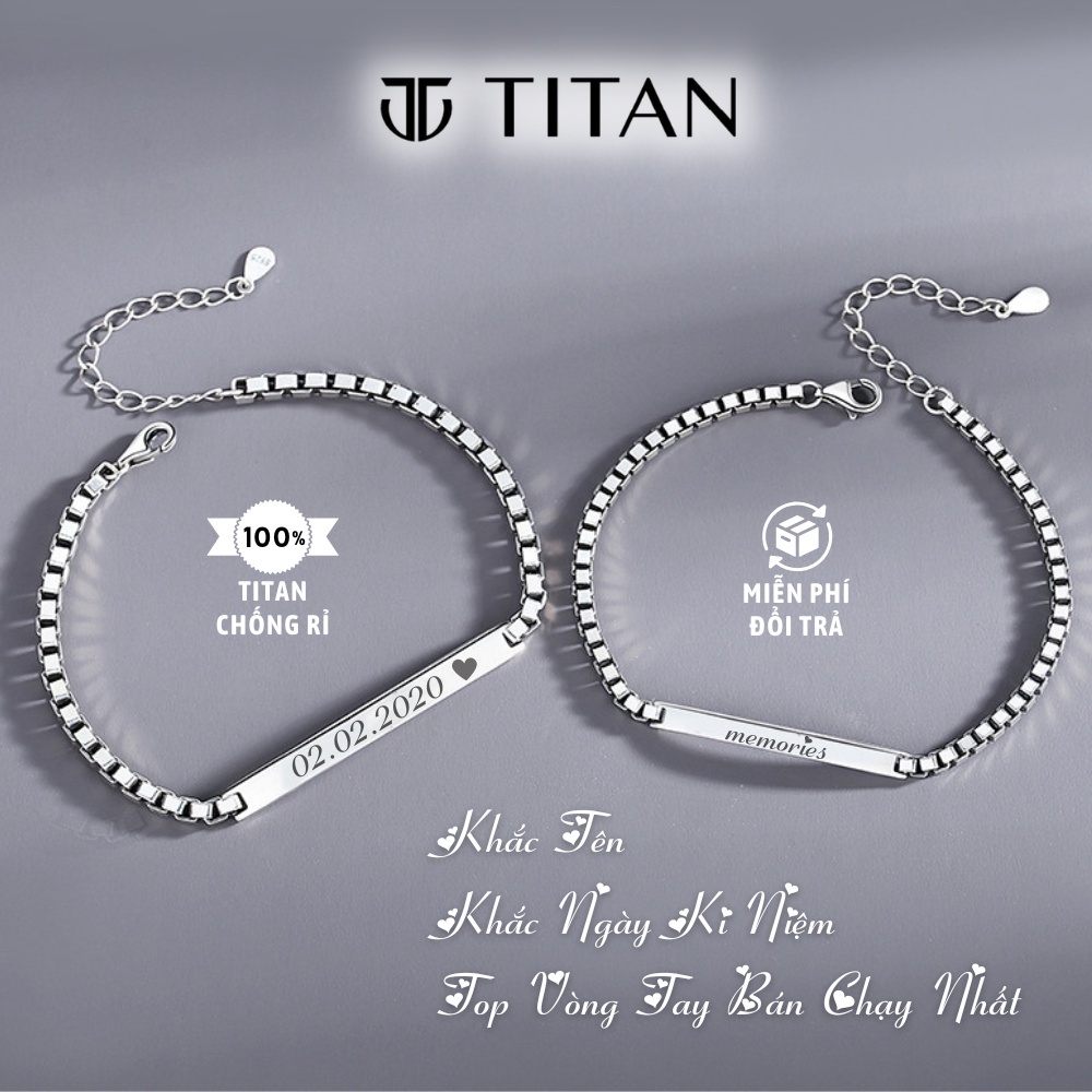 Dịch vụ khắc tên theo yêu cầu, khắc nhẫn, khắc vòng tay vòng cổ, cá nhân hóa làm món quà tặng trở nên ý nghĩa vô cùng