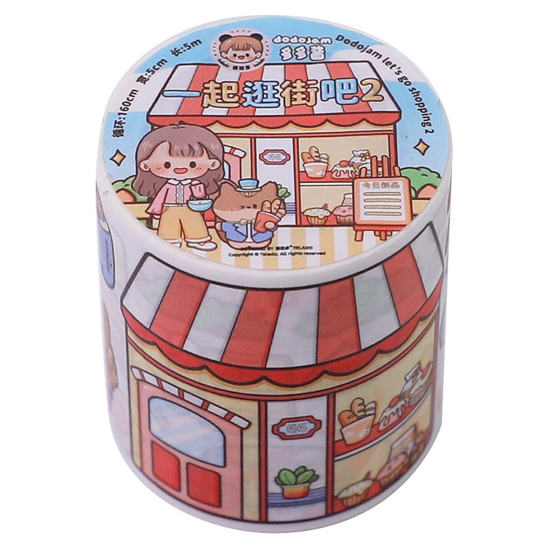 Washi tape sticker cute trang trí thủ công trong nhà, DIY Crafts, Scrapbook, Journal, Diary, Planner HD100-K88.