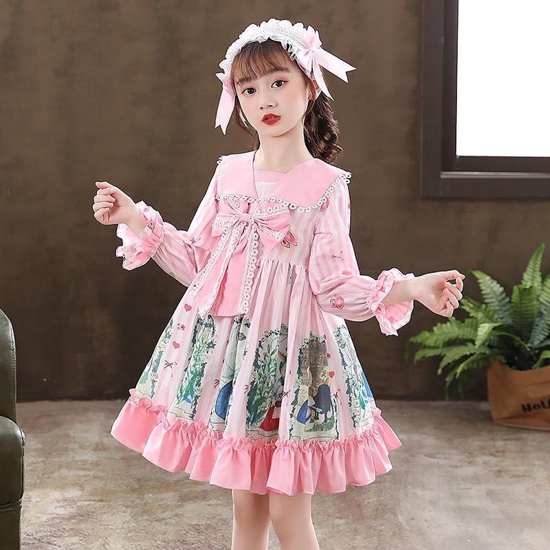 Đầm Công Chúa Lolita Thời Trang Cho Bé Gái