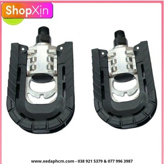 Pedan Bàn đạp xe đạp gấp xếp nhôm Pedal gấp