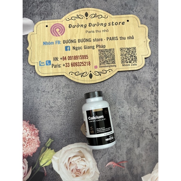 Canxi NHCO Calcium hữu cơ 84 viên/ 2 tháng