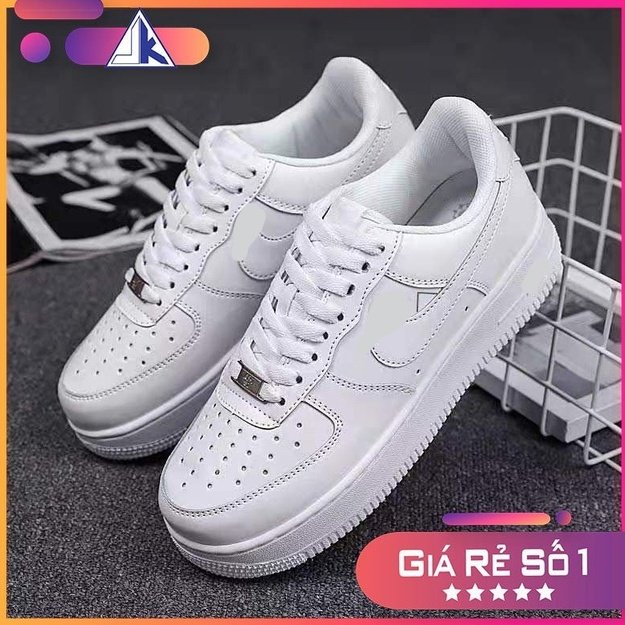 Giày thể thao nam nữ - Giày Air Force Sneaker AF1 cao cấp full bill box JD phong cách trẻ trung, đế tăng chiều cao R169