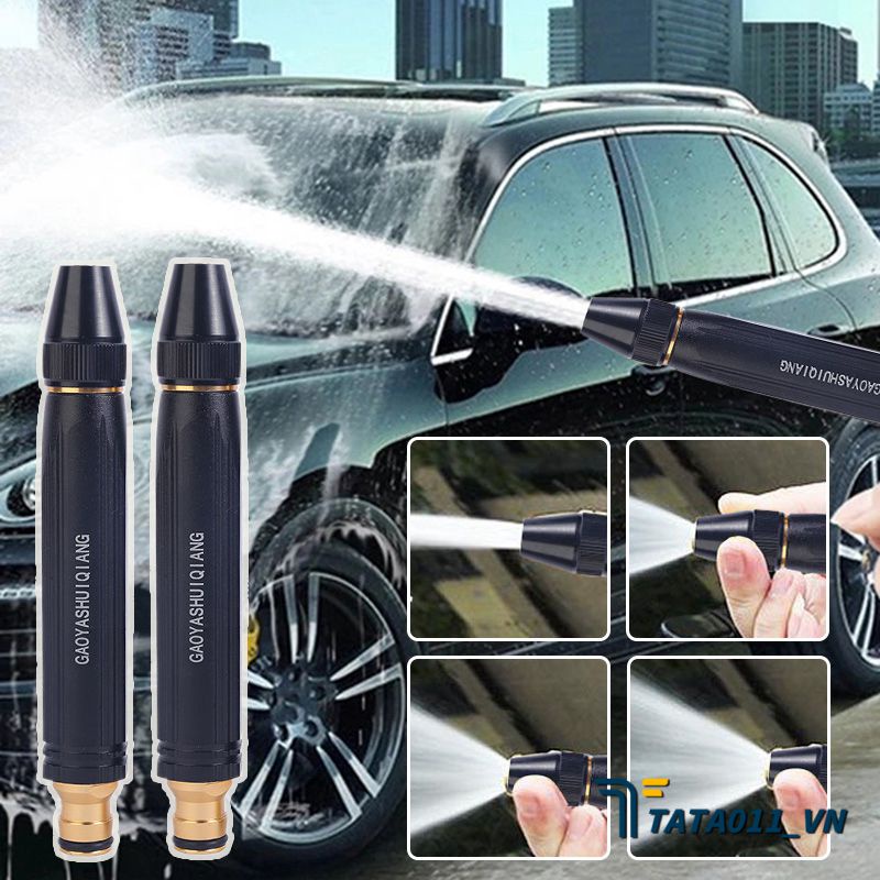 Fityle Di Động Xịt Áp Lực Cao Máy Rửa Xe Cây Đũa Phép Nước Tưới Cây Phun Vòi Phun Điều Khiển Cho Xe Hơi Thủy Lợi 100Ml Bọt Bình VN1