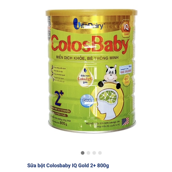 Sữa bột closbaby (dành cho trẻ 0-12 tháng) 800g