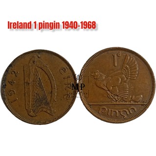 Đồng xu ma mắn Ireland 1 penny con Gà, top 10 đồng xu may mắn nhất thế giới