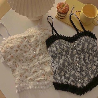 Áo bra ren nút bọc