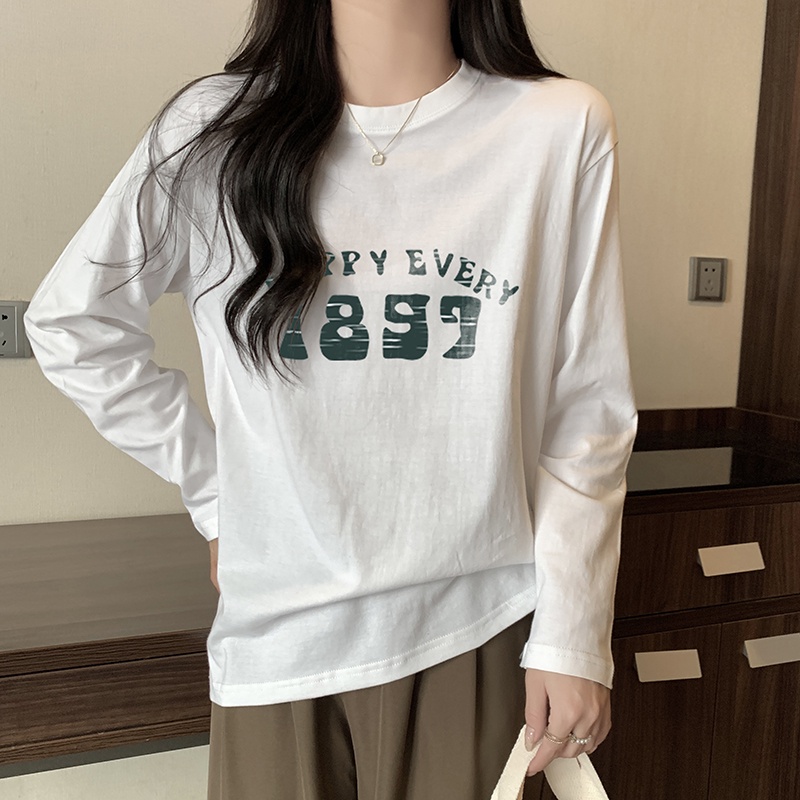 NRVP Áo Thun Nữ Dài Tay Thời Trang Hàn Quốc 2023