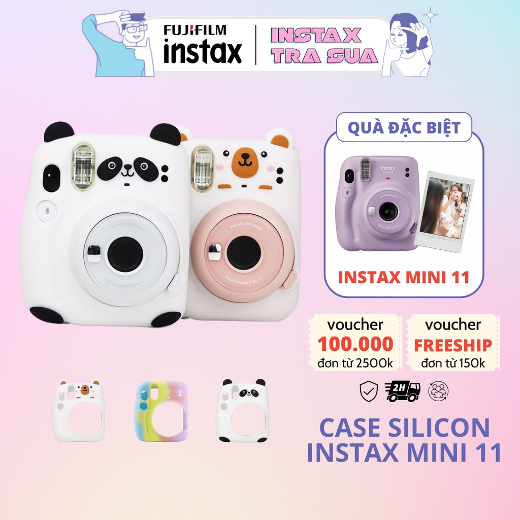 Ốp silicon CAIUL bảo vệ cho máy Instax Mini 11