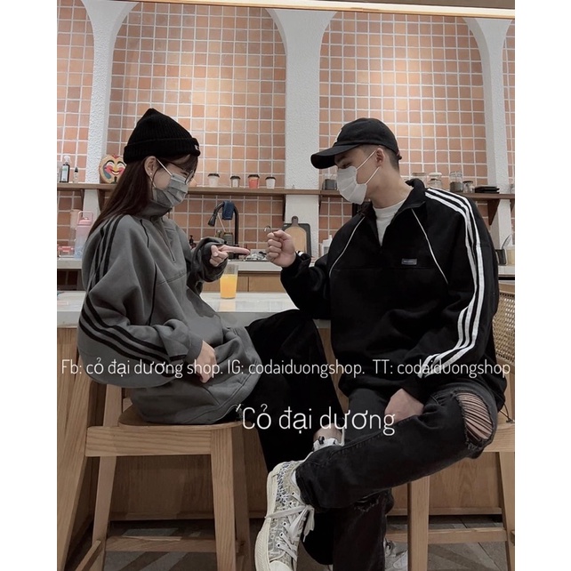 Áo nỉ khoá cổ HOLIDAY