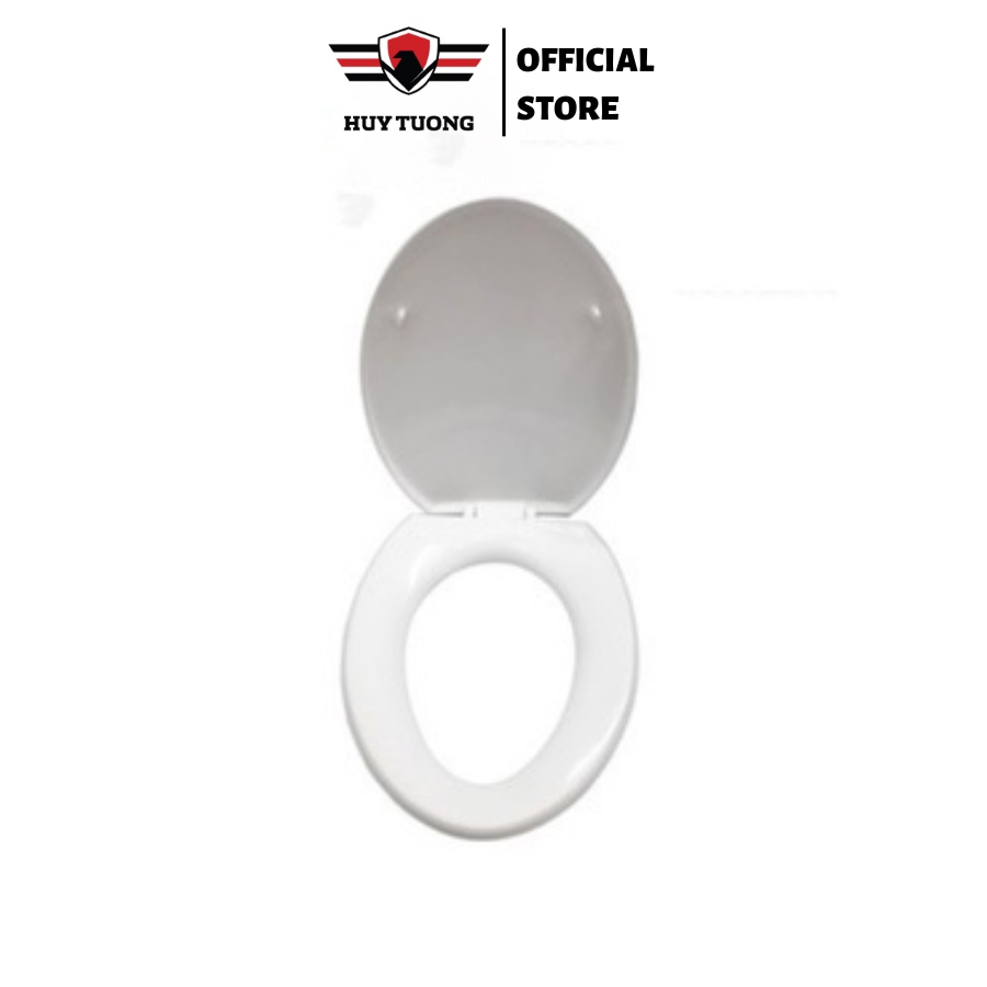 Nắp bồn cầu đủ bộ Hùng Anh lắp bồn cầu nhà vệ sinh, W.C chất liệu nhựa cao cấp