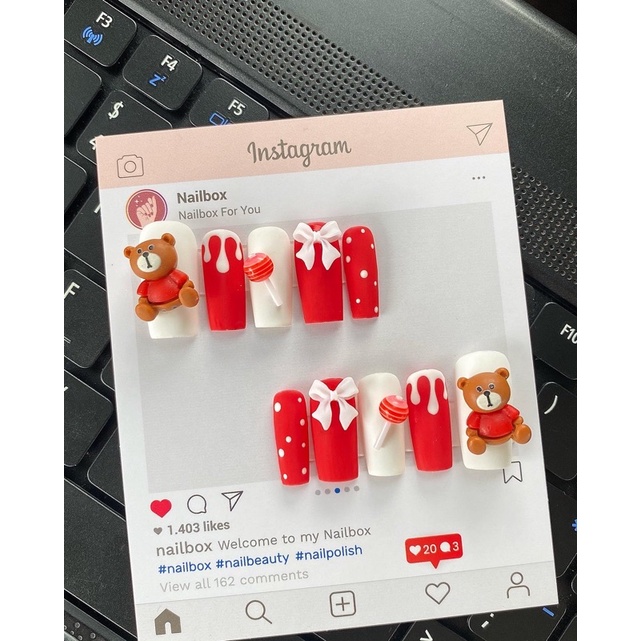 Nailbox thiết kế,móng úp,móng giả giá rẻ