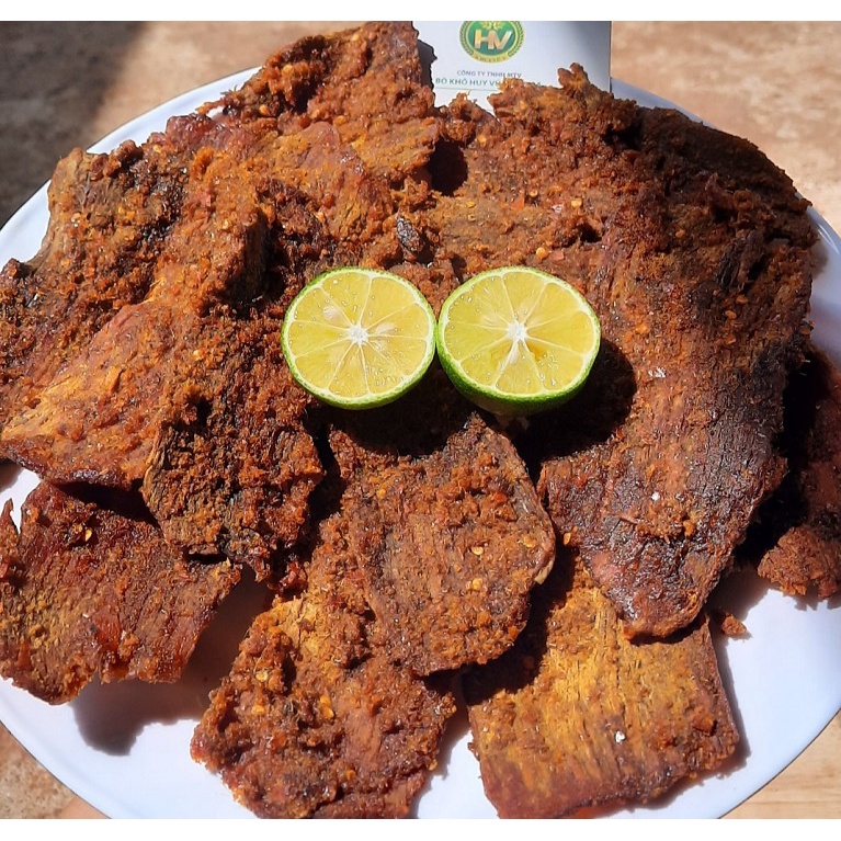 Khô BÒ miếng cay, dai, ngon ngọt 300g