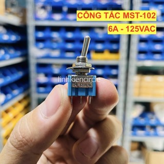 Công tắc gạt mst-102 6a - 125vac 3 chân 2 chế độ on off - lk0062