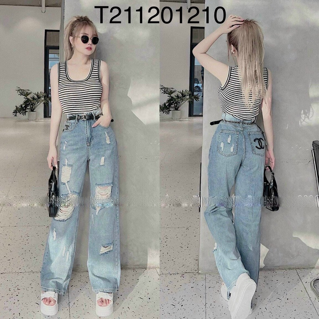 Quần baggy túi thêu x