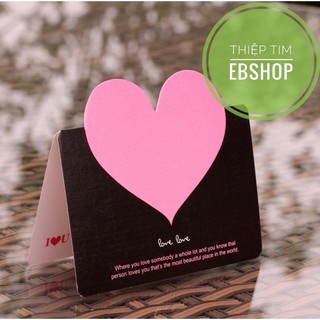 Thiệp trái tim LOVE LOVE 10 chiếc Thiệp quà tặng Valentine