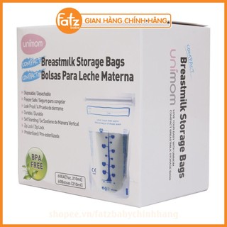 Túi đựng sữa mẹ unimom compact không có bpa 210ml um870268
