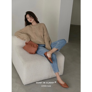 Áo Sweater Màu Sắc Cà Phê Xinh Xắn Cho Nữ