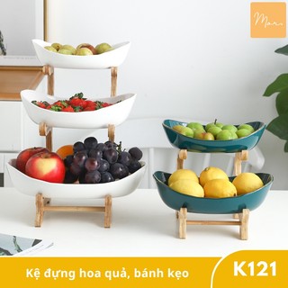 Khay sứ đựng hoa quả, bánh kẹo - K121