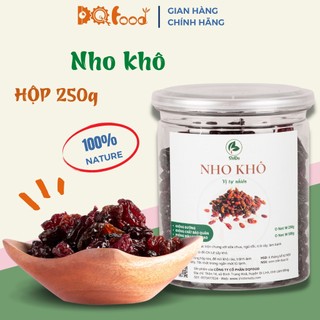 Nho sấy nguyên vị ShiDo, Nho đỏ chọn lọc nhập khẩu Chi Lê - Hộp 250g