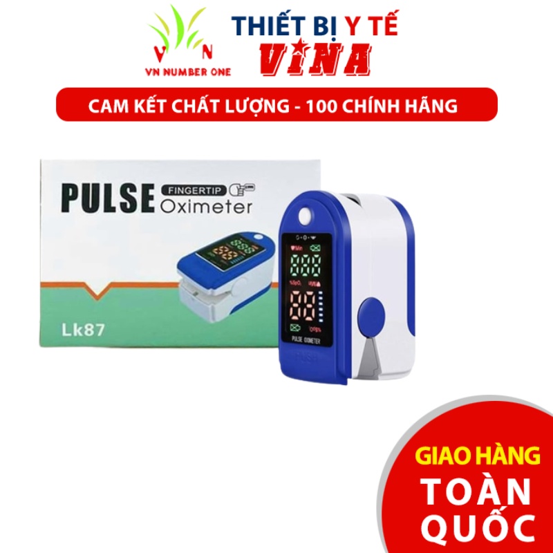 Máy Đo Nồng Độ Oxy Fingertip Pulse Oximeter LK87  Thiết Kế Nhỏ Gọn, Dễ Sử Dụng