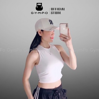 Áo Tập Gym Nữ Thể Thao [CROPTOP] Ba Lỗ Thun Tăm Dễ Mix Có Lớp Lót [ĐỒ TẬP GYM NỮ]
