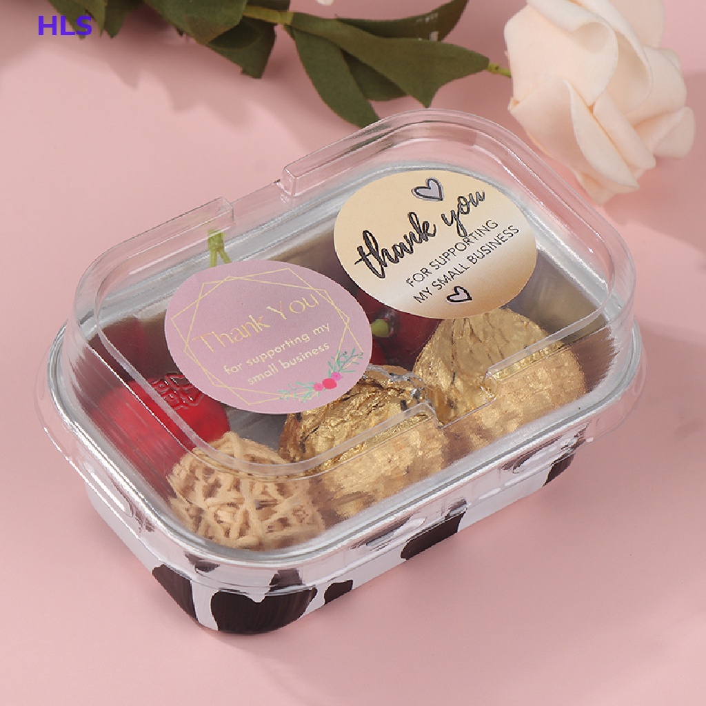 Cuộn 500 Hình Dán 2.5 / 3.8cm Họa Tiết Chữ Thank You Độc Đáo Trang Trí Sổ Tay Diy