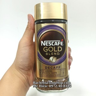[Hỏa Tốc] Cafe Nescafe Gold Decaff 100g