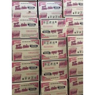 Thung 24 mì ly hảo hảo vị tomyum ăn liền 67g date