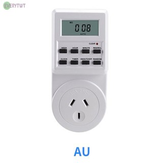 [ FAST SHIPPING ]1PC NEW Digital LCD Plug-In EU Socket Power Saving Timer Switch Socket