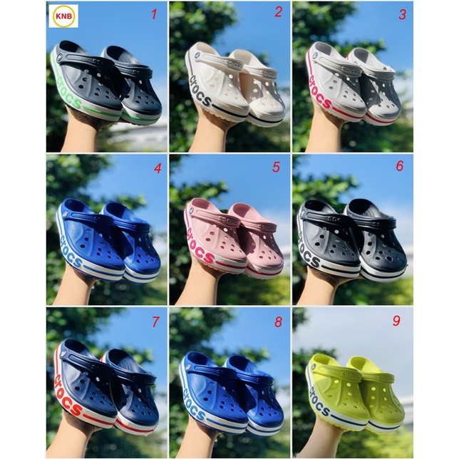 Dép Nữ Nam, Dép Sục Nam Nữ Cross Baya Gắn Sticker (Freeship+ kèm 12 sticker) Phong Cách năng Động Trẻ Trung-Nhiề