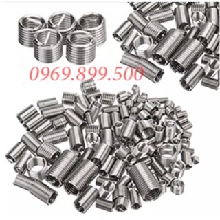 Ren cấy helicoil inox 304 m2, m2.5, m3, m4, m5, m6, m8, m10 hàng đẹp