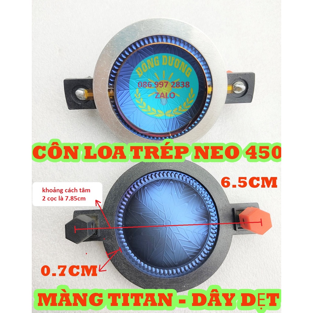 COIL THAY THẾ LOA TREBLE TỪ NEO 450 - HÀNG CHUẨN SỊN - GIÁ 1 CÁI - CÔN TÉP NEO 450