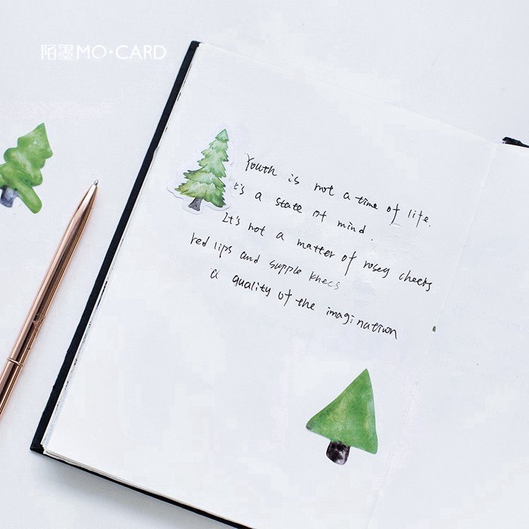 [HD51] Bộ 45 hình dán sticker đáng yêu trang trí sổ tay DIY
