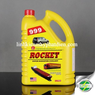 Dung dịch nước làm mát Rocket 999 can 4 lit( màu xanh)