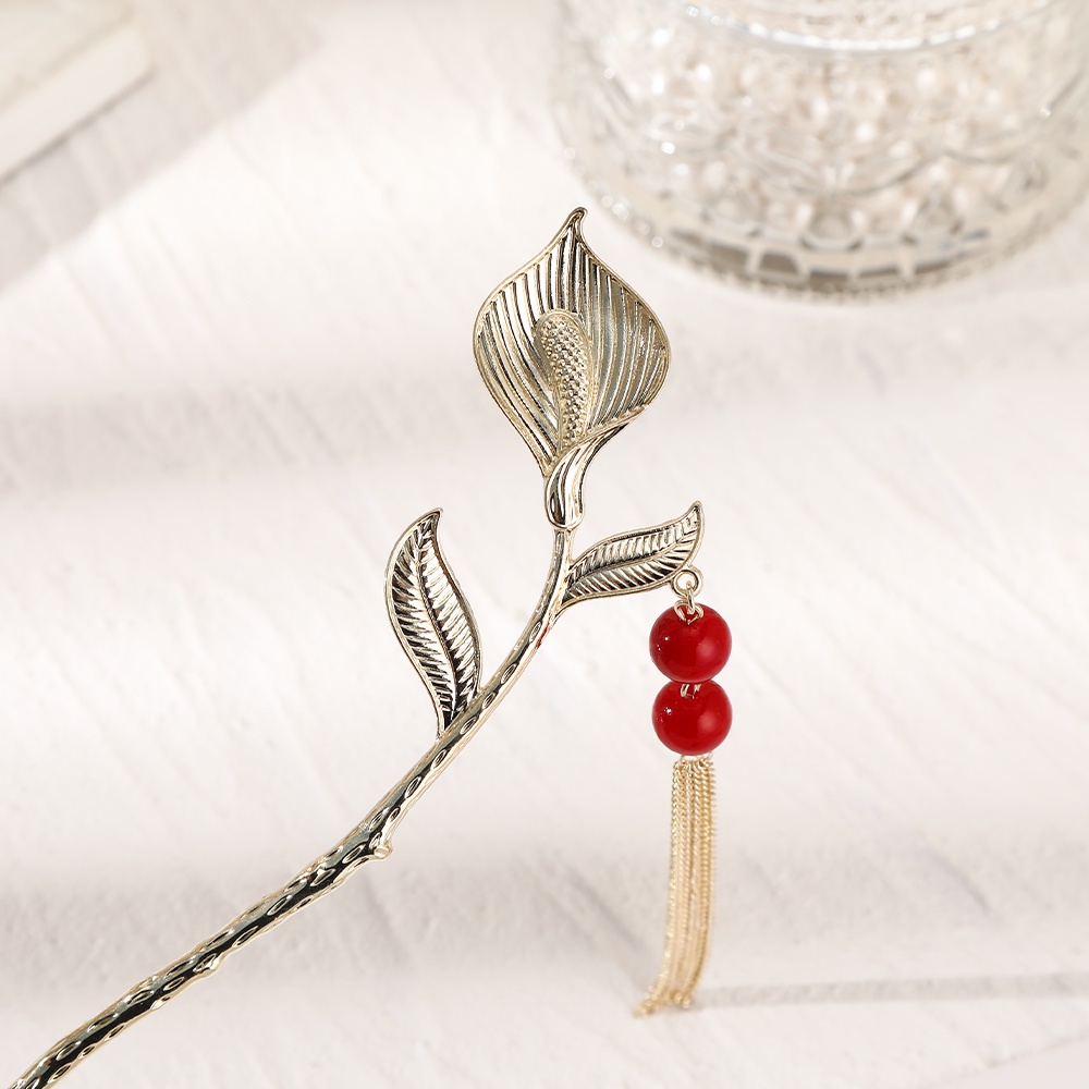 Haimeikang Kẹp Tóc Hoa Lily Đính Ngọc Trai Nhân Tạo Thanh Lịch Cho Nữ