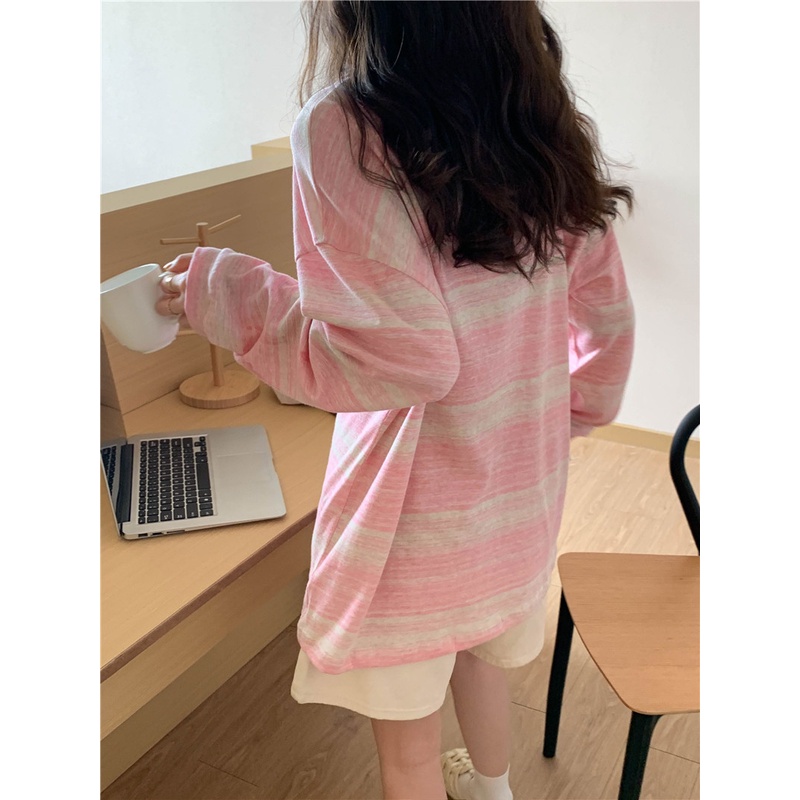 Áo Thun Sweater Mỏng Tay Dài Thời Trang Xuân Thu 2022 Cho Nữ