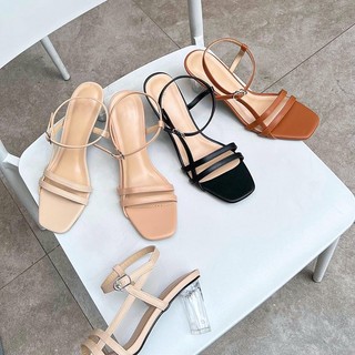 Sandan Gót mika 7 phân đơn giản,phong cách trẻ trung có bigsize 35-43